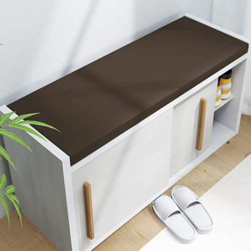 HLTQL Sitzkissen Gartenbank Wetterfest、Bank Sitzkissen Outdoor、Auflage FüR Gartenbank 80 cm、Sitzbank Polsterung、Sitzkissen Bank Innen Leder(#1,40x40cm)