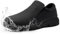 Zapatos Antideslizantes Hombre Mujer Zapatos de Cocina Hombre Zapatos Hosteleria Impermeable Zapatillas Antideslizante Cocina Camarero Sanitario Sin Puntera Slip-On(38, Negro)