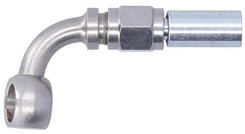 RASTKY Motorrad Kraftstoffleitung Banjo Fitting, 4 Stück 75° Edelstahl M10 Ersatz für Passend für Motorrad-Bremsteile/Kupplung/Druckleitungen, Auto-Bremsleitungen/Handbremsleitungen