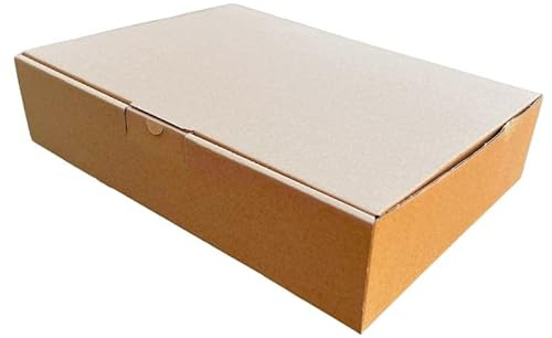 Karton 240x160x80 mm Braun Faltschachtel für DHL Kleinpaket 420g/m² Kraftpapier Versandkarton (200)