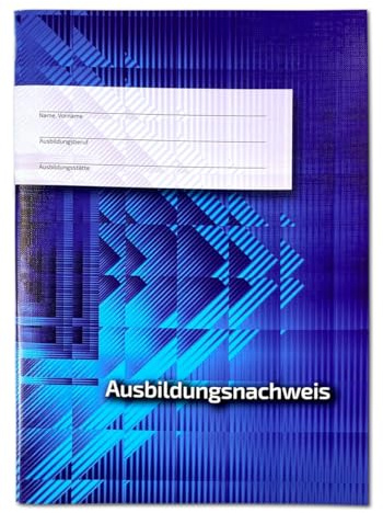 Ausbildungsnachweis/Berichtsheft für 1 Jahr Berufsschule, wöchentlicher Eintrag, kaufmännische Ausbildung