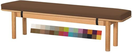 Bankauflage Outdoor Indoor 40-115-135-200cm 2/3-Sitzer Rutschfeste Bankkissen 5cm Dicke GartenBankauflage Abnehmbarem Bankpolster Stuhlkissen für Fensterbank ,Terrasse,Balkon, Gartenmöbel(O,140x50x5cm