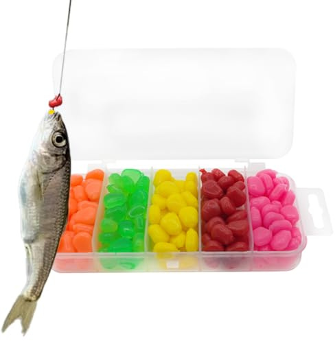 Appât de maïs - 200pcs Simulation Faux appâts Mous, de Carpe Flottante Artificielle de maïs appât en 5 Couleurs | Appâts de Simulation réaliste pour la en Eau Douce pour la