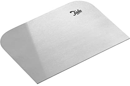 Tala 12cm Stainless Steel Icing Scraper & Smoother, Seamless Crumb Coat & Buttercream Application Tool, for Cakes Up to 12cm, Durable Metal Baking Accessory for Ganache, Royal Icing & More