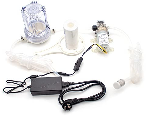 Toplionace Pompe à Liqueur de Qualité Alimentaire 100-240V, Machine de Remplissage de Liquide de Pompe D'aspiration Auto Amorçante de Pompe à Vin électrique Domestique avec Filtre de 5 Pouces