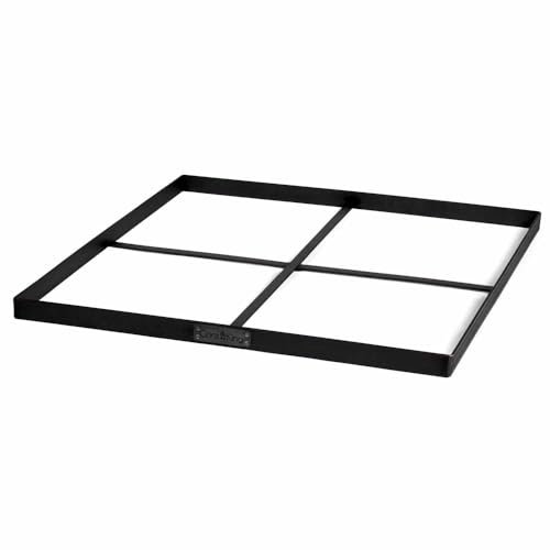 Barbecue Base Braciere Quadrato Per Sassi Decorativi 80x80 cm