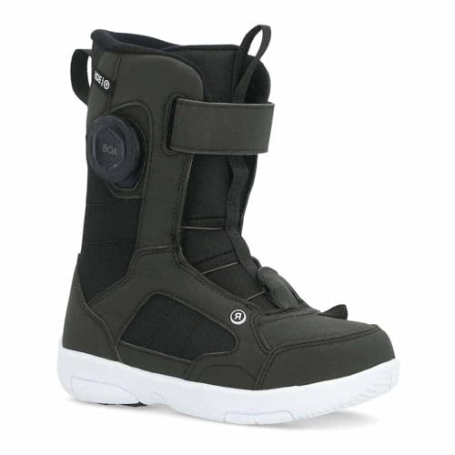 Ride Norris Youth Snowboard Boots, Black, 3