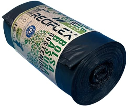 Bolsa de basura Negra 85x105 de 120 litros, resistentes, paquete 10 unidades (10)