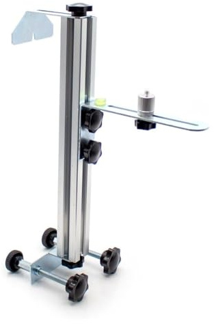 Soporte de Montaje en Pared para Nivel Láser, Soporte Láser Universal Multifuncional Ajustable de 30cm para Soporte de Nivelación Láser Giratorio