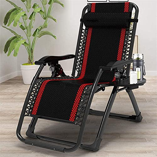 CCYENG Klappbare Chaiselongue mit Polsterung, Liegesessel, Verstellbarer Stuhl, Outdoor, Camping, Angeln, Strand, Sonne, Rasen, Lounge, Chaiselongue