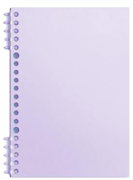 Abnehmbares Flipchart-Ersatz-Kreuzworträtsel-Notizbuch, A4, Violett