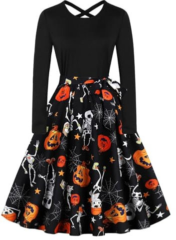 Halloween Knielange Kleider Halloween WeißE Kleider Mit äRmel Halloween Kleider Eng Halloween Schwarzes Kleid Beerdigung Halloween Jacke FüR Kleid Halloween Damen Abendkleider Lang Mit äRmel