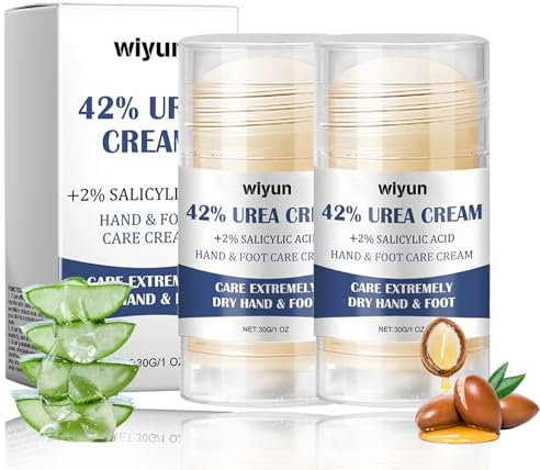Urea Fusscreme,2 Stück Fußcreme Trockene Füße,Fusscreme Sehr Trockene Füsse,Fußpflegecreme Lindert,Feuchtigkeitsspendende und Anti-Riss-Fußcreme,Lindert Extrem Trockene und Rissige Füße