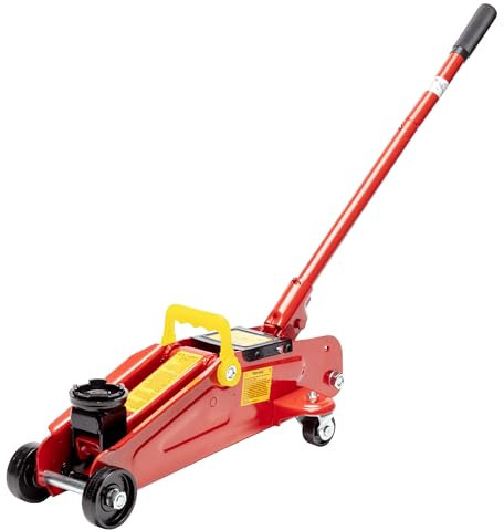 Amtech - Car Jack, Hydraulic 2 Tonne Trolley Jack, Home DIY, Garage & Workshop Equipment for Safe and Secure Support, Adjustable Lifting Range, Swivel Wheels, Maximum Load Capacity of 2000kg