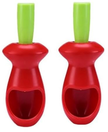 Pqahffowr Lot de 2 dénoyauteurs de cerises, outil de dénoyautage d'olives pour faire de la confiture de cerises, dénoyauteur de cerises