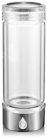 Bouteille d'eau alcaline Portable à hydrogène Générateur d'eau Riche hydrogène Ioniseur Technologie SPE/PEM Rechargeable par USB Produisez Une teneur hydrogène jusqu'à 1500PPB Tasse à Boisson Hydro