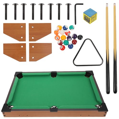 BESPORTBLE Mesa de Billar Infantil Grande 69 Cm Juego de Billar para Interior de Doble Jugador Juguete Educativo y Divertido para Padres E Hijos