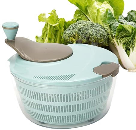 Centrifugadora De Ensalada | Y Secadora De Ensaladas Mediante Centrifugación,Cesta De Verduras Y Hortalizas | Para Uso En Hogar, Comedor, Picnic, Apartamento, Residencia Y