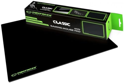 Alfombrilla de ratón XXL EGP106K para gaming, 800 x 300 mm, para teclado y ratón, base de goma antideslizante, para láser y ratón óptico, alfombrilla de escritorio XXL, para casa y oficina, color