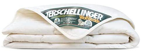 Terschellinger Sommerdecke - Bettdecke aus 100% IWS-Schurwolle - Hochwertiges Sommer Wolle Bettdecke - Woolmark Zertifiziert - 200 x 220 cm