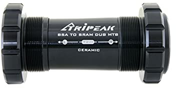 TRiPEAK Tretlager BSA/ITA/C60/CR1/T47, mit Keramiklagern für 22 mm SRAM Dub & 22/24 mm GXP Kurbelgarnitur, Gewinde BB kompatibel mit Trek, Giant, Specialized, Canyon, Campagnolo Rahmen
