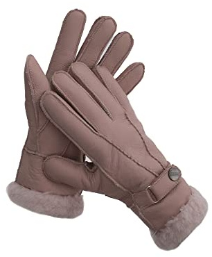Reissner Lammfelle Fingerhandschuhe HDS-FINGER2 Merino Lammfell Nappa Leder in schwarz, beige und waldgrün