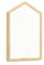ALLboards Magnettafel – Magnetisches, trocken abwischbares Whiteboard in Form eines Hauses, mit Holzrahmen