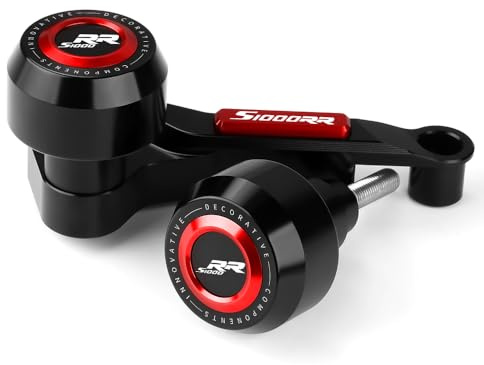 Modeer Kompatibel mit S1000RR 2023 2024 2025 S1000 RR Motorrad rahmen Antikollisions-Fallschutz Slider Crash s 1000 rr Zubehör (Rot)