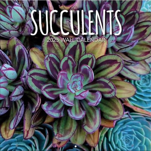 TURNER PHOTOGRAPHIC Succulents 12x12 Photo Wall Calendar (25998940084)