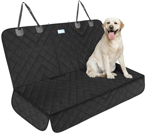 Nobleza Dog Car Seat Cover - Waterproof, Nonslip Scratch Proof Back Seat Protector for Universal Cars Rear Seats, Durable 137×121cm