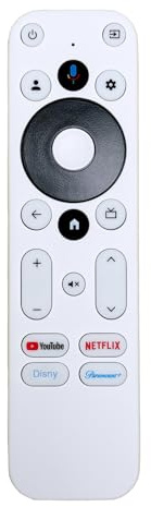 NPTWARCOT Replacement Voice Remote Control Compatible with Onn Android TV FHD 4K UHD Streaming Stick TV Box 100024646 100026240