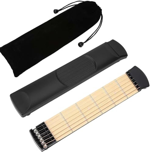 Akkordtrainer | Gitarrenübungswerkzeug | Griffbrett Akkordführer | Tragbarer Akkordtrainer, Gitarren-Lernhilfe, Griffbrett-Übungswerkzeug, Gitarrenakkord-Trainer, Anfänger-Gitarren-Werkzeug,