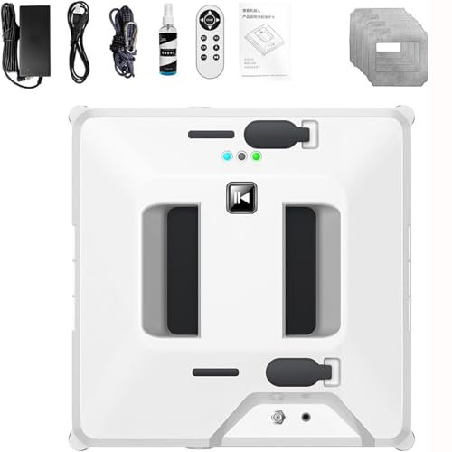 GHRERTX Robot lavavetri Automatico, Robot lavavetri a Doppia Acqua con spruzzo d'Acqua, lavavetri con Telecomando 3000Pa, Robot Elettrico Intelligente, Robot lavavetri Intelligente