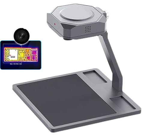 CHANGLKJ Caméra Thermique pour Circuit Imprimé, 1920 X 1080 Pixels, Mise Au Point Réglable, Suivi De La Température en Temps Réel Et Localisation Rapide des Défauts, pour Cartes Mères Et Disques Durs
