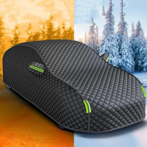 Hagelschutz Abdeckplane Auto Gemacht für Audi A3 Limousine,Hagelschutz-Vollgarage Abdeckung Winter wasserdichte Outdoor