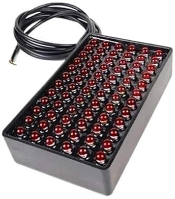 feux arrière Feu de freinage universel à 72 LED pour voiture, feu pilote F1, feux de freinage à LED, lampe pilote pour pare-chocs arrière Eclairage arrière Feux(B-Red LEDs)