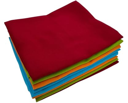 MARYMATI Paños de Cocina, Set de 8, Multicolor, 48 x 60 cm, 100% algodón