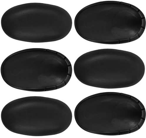 GALPADA 3 Pares de Auditivos de Silicona Negra para Peluquería, Cubiertas para Oídos para Teñir el Cabello y Ducha, Tapones de Oreja Reutilizables para Cuidado del Cabello en Salón y