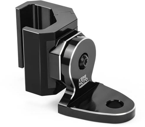 Kemimoto Soporte de montaje de bandera UTV para farola ajustable Soporte de montaje de látigo compatible con Polaris Ranger General Can am Defender Maverick Trail/Sport and Can am Commander 2021+