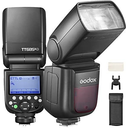 Godox TT685II-O Flash pour Appareil Photo Olympus Panasonic, GN60 Speedlite TT685II, 2,4G sans Fil Transmission, TCM Fonction, HSS 1/8000s, Conversion Instantanée TCM