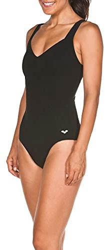 Arena Vertigo Low R Costume Intero Donna Coppa C, Costume da Bagno Modellante Bodylift, Tecnologia Power Mesh, Tessuto Arena Sensitive Fabrics Resistente al Cloro