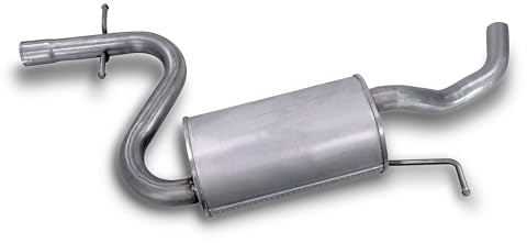BESTPRICE 1x Mittelschalldämpfer Kompatibel mit VW TOURAN (1T1, 1T2)