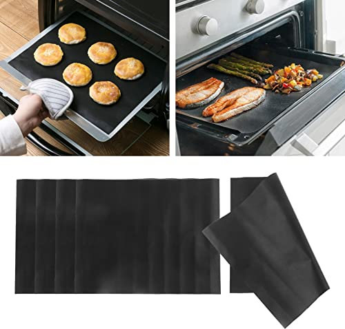 Nimomo 5PCS Tapis de Gril, Cuisson Barbecue, Anti AdhéSifs pour Barbecue à Gaz RéUtilisables au Charbon Bois éLectronique Four