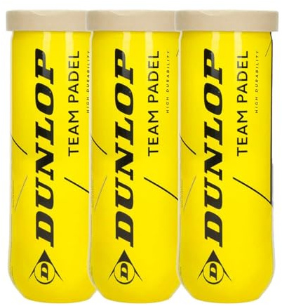 ZRZ Palline Dunlop Team Padel (confezione da 3 barche)