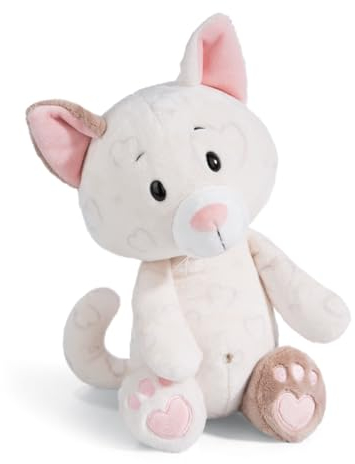 NICI Kuscheltier Love Katze Herzig 35cm Schlenker Green