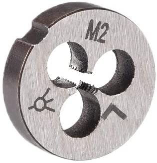 XYWHPGV Troquel redondo métrico M2 x 0,4, troquel de roscado a izquierda con rosca de máquina, acero de aleación(105fe a702d 8875a 9fc8e 8d4fe c75b0