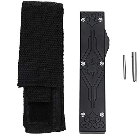 NSXAYIWE Kamm, Klappbarer Taschenmesserkamm, Edelstahlkämme Für Männer, Zum Kämmen von Ölhaaren, Bartkämmen