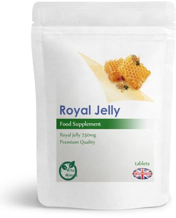 Royal Jelly 750mg Tablets - Immune System, Skin Health (Pack of 120)