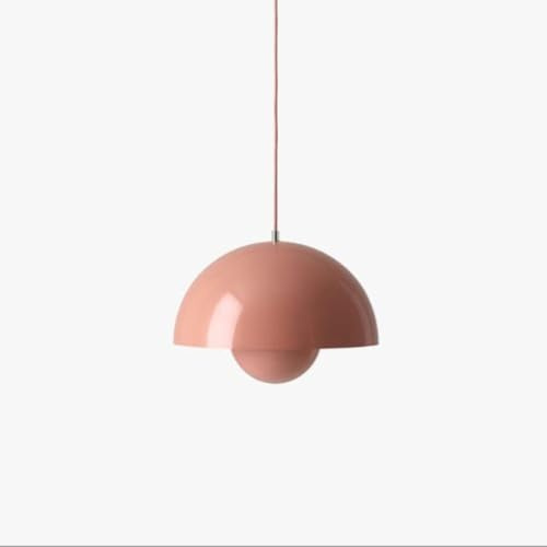 SXYSXYSXY Modern Nordic Hängelampe Nachttisch Pendelleuchte Minimalismus Esszimmerlampe Hängeleuchten Deckenleuchte E27 Für Schlafzimmer Wohnzimmer Ø23*16cm,Rosa