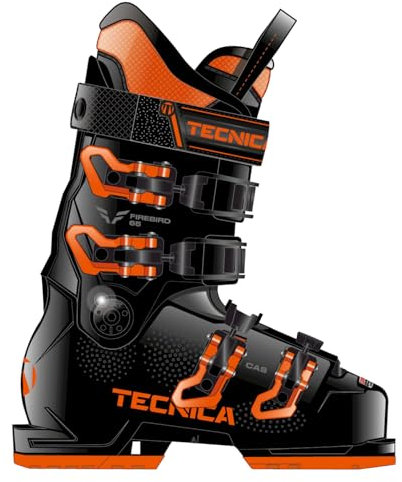 Tecnica - Firebird 65 Black Herren Skischuhe – Größe 41_1-2 – Schwarz